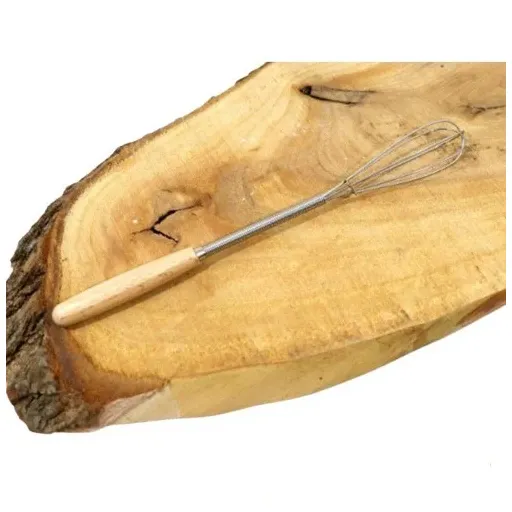 همزن دسته چوبی بامبو فنری کافی کوچک(همزن قهوه کوچک)