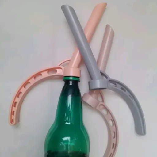 آفتابه مسافرتی (تبدیل بطری به آفتابه) کمجا ، آرام ریز، آب ریز مسافرتی رنگ نسکافه ای