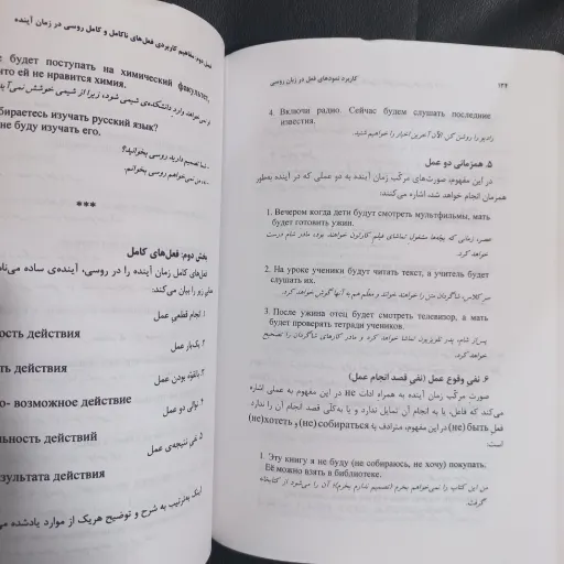 کتاب کاربرد نمودهای فعل در زبان روسی ، نوشته مهناز صدری
