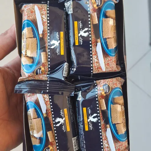 حلوا ارده 50 گرمی عقاب