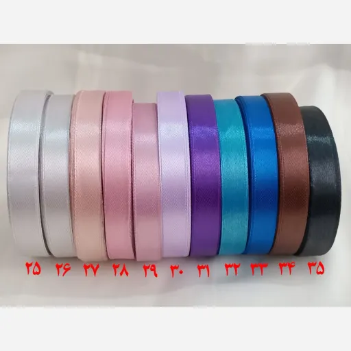 روبان ساتن سیزده میلیمتر از کد 25 تا 35 کد کد 25