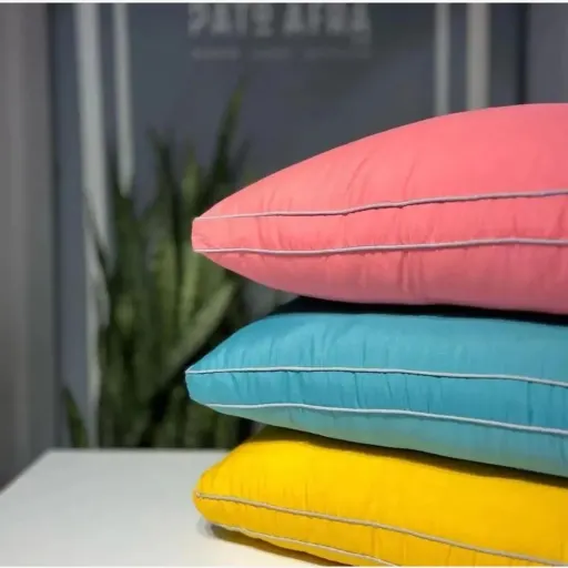 بالش طبی میکروژل تاپ گرید میکروسیلیکونه معروف به بالش پر قویی  رنگ مورد و مدل را انتخاب کنید 🌹 طوسی