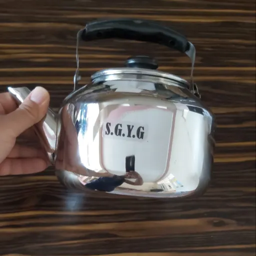 کتری استیل 3 لیتری شقایق (قوری 3 لیتر)SGYG