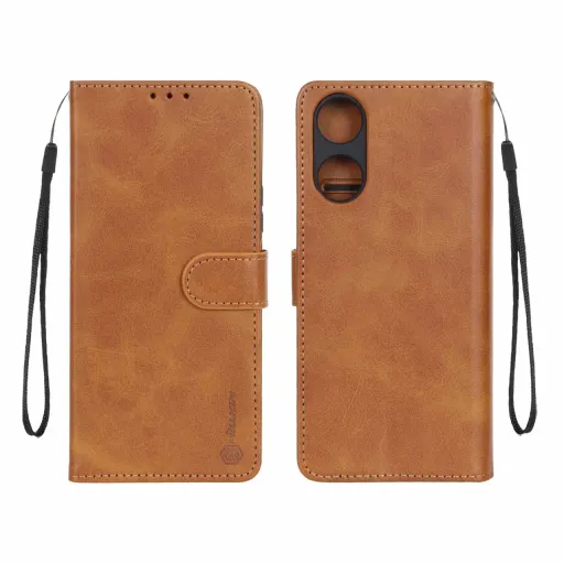 کیف موبایل مگنتی Nillkin مدل Honor X5 Plus رنگ عسلی