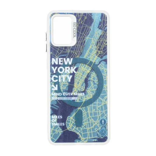 قاب مگ سیف SO COOL طرح New York سامسونگ مدل Samsung Galaxy A31