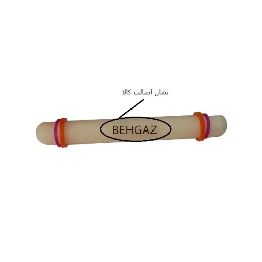 وردنه فوندانت به گز کد S رنگ سفید