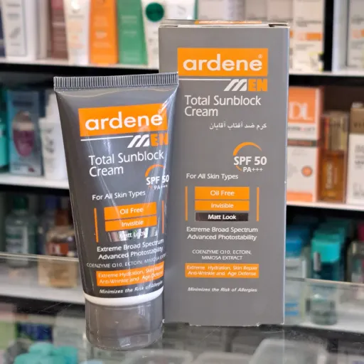کرم ضدآفتاب آقایان SPF50 آردن