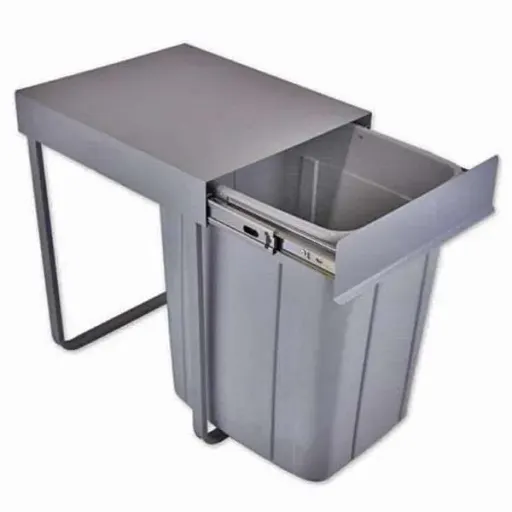 سطل زباله کابینتی ریلی 1 مخزن 40 لیتری