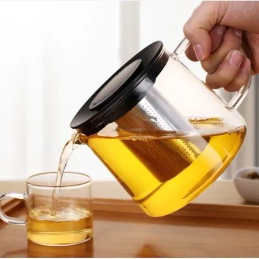 قوری پیرکس مربعی طرح ایکیا چایساز نوع مربع