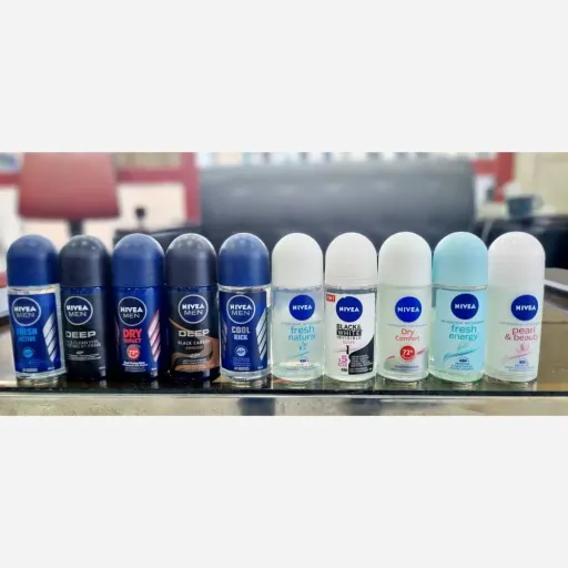 رول ضدتعریق مردانه نیوآ مدل Fresh ActiveNivea Men Fresh Active Roll-On Deodorant 50ml
