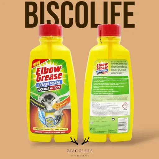 لوله باز کن فوم دو فاز Elbow Grease انگلیس حجم 500 میلی