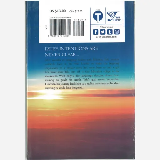 کتاب مانگا ( کمیک ) به زبان انگلیسی ( YOUR NAME .02)/  ماکوتو شینکای