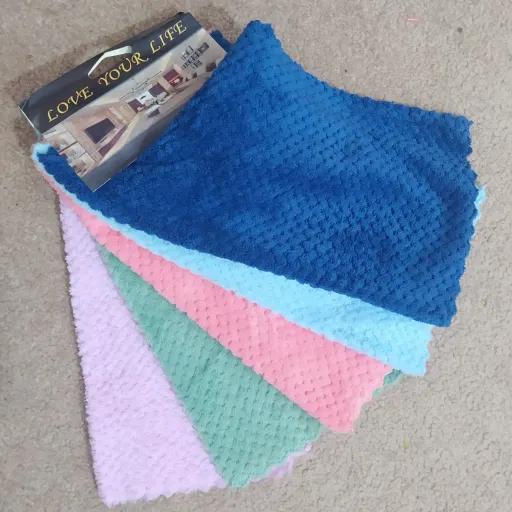 پک 5 عددی دستمال حوله نانو آشپزخانه ارسال رایگان  دستمال حوله ای 5 تایی تنظیف  بسیار کاربردی و با کیفیت ارسال رایگان 