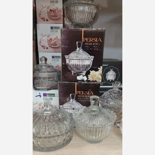 قندان شیشه ای 