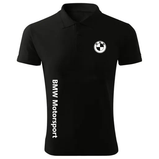 پولوشرت آستین کوتاه مردانه مدل bm کد 86896 سایز مشکی - XXL