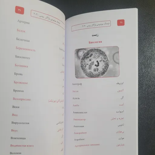 فرهنگ موضوعی واژگان روسی 2030 نویسنده داریوش سی سختی