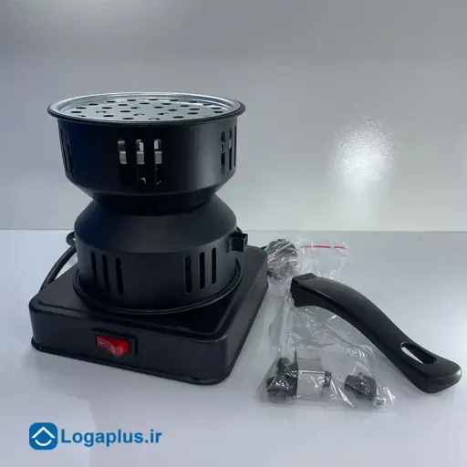زغال‌ سوز برقی طرح عربی مدل THP-2 با دسته عایق 1000 وات (پسکرایه)