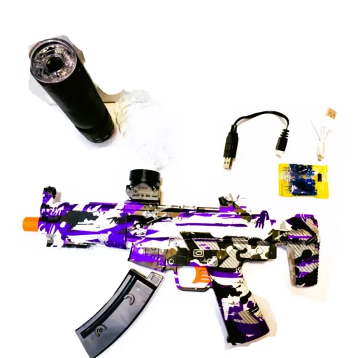 تفنگ مسلسل شارژی تیر ژله ای چراغدار MP5 SY-0133 SHENG YE