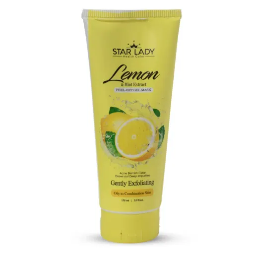 ژل ماسک صورت استارلیدی مدل ضد جوش لیمو و نعنا حجم 175 میلی لیتر 
