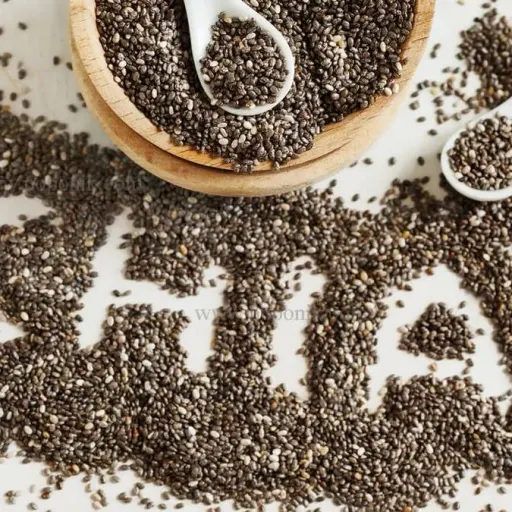 دانه چیا برزیلی اعلا وزن محصول 500 گرم