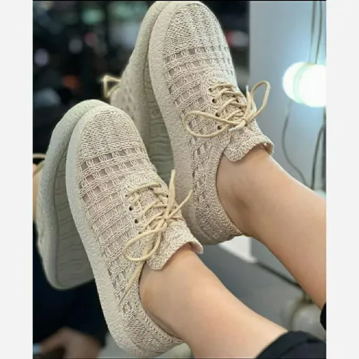 کتونی گیپوری زنانه ونس گیپوری ونس تابستانه دخترانه رنگ نسکافه ای ومشکی سایز 37 تا 40 ونس راحتی تابستانه کتونی ونس زنانه رنگ و سایز نسکافه ای 38
