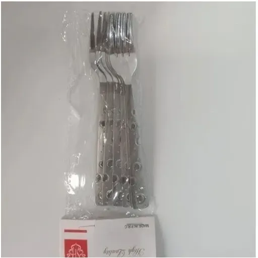 کارد میوه خوری طرح توپی استیل (پک کامل6 چنگال کوچک)6تایی 