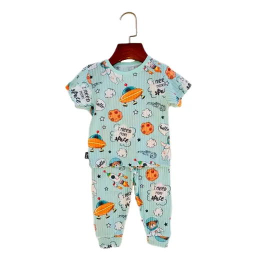 ست تیشرت و شلوار خرس فضانورد کد 4025 سایز سایز 35