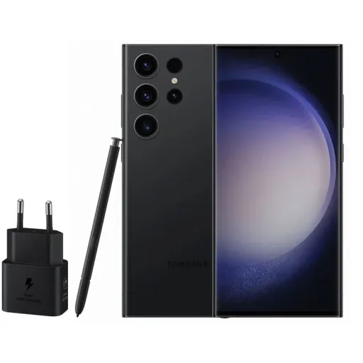 گوشی موبایل سامسونگ مدل Galaxy S23 Ultra دو سیم کارت ظرفیت 256 گیگابایت و رم 12 گیگابایت به همراه شارژر 25 وات سامسون...