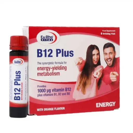 ویال خوراکی ویتامین ب12 پلاس یوروویتال 6 عددی