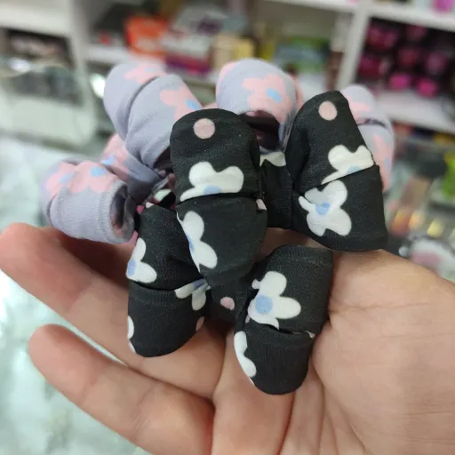 کش جفتی خالدار و طرحدار