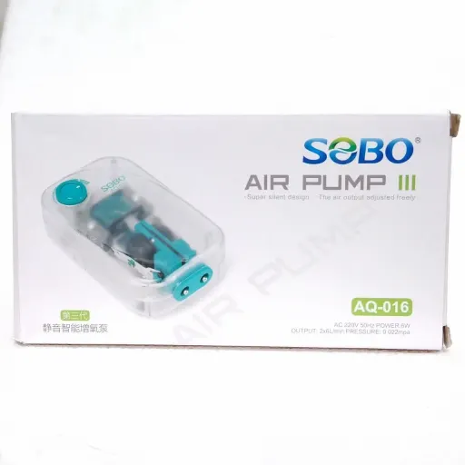 پمپ هوا(2 لول)اکواریوم سوبو مدلAQ-016(سایلنت)