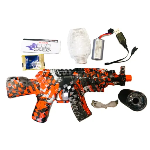 تفنگ مسلسل تیر ژله ای شارژی چراغدار AK47 SHEG YE TOYS SY-0269