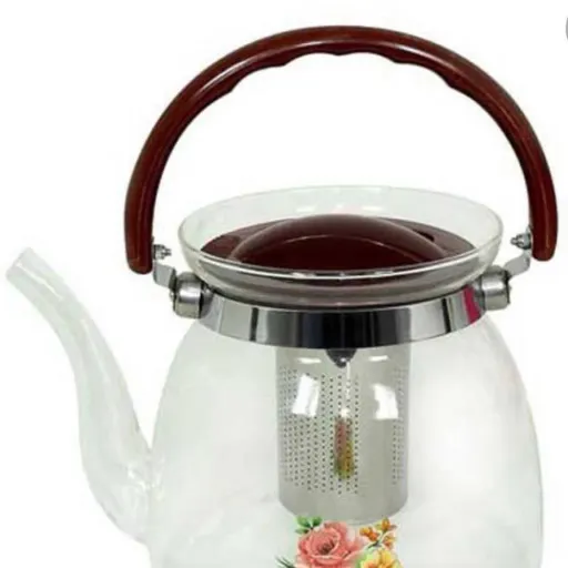 قوری تمام پیرکس شعله مستقیم 1100ml دسته بالا
