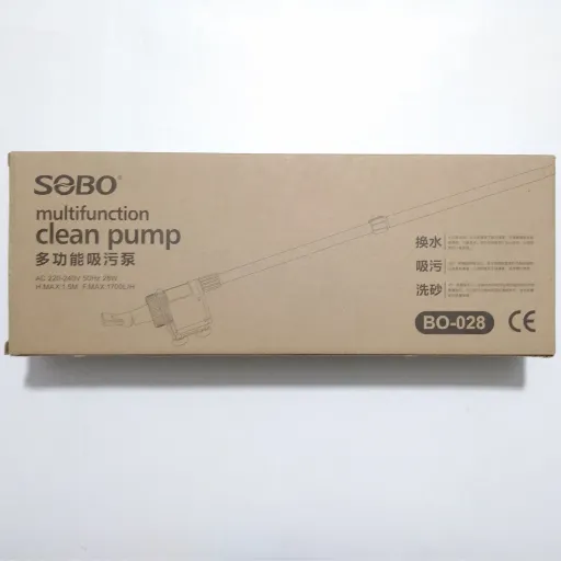 واتر پمپ(سیفون برقی)آکواریوم سوبو مدل BO-028 