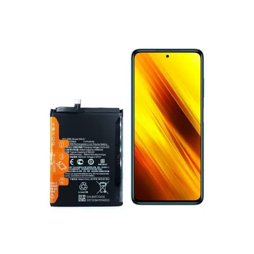 باتری گوشی شیائومی پوکو X3 مدل BN57 باتری اورجینال (6 ماه گارانتی)