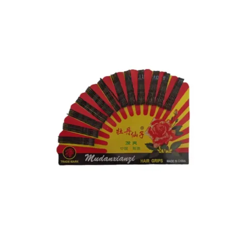 گیره مو کد R51 بسته 48 عددی رنگ مشکی