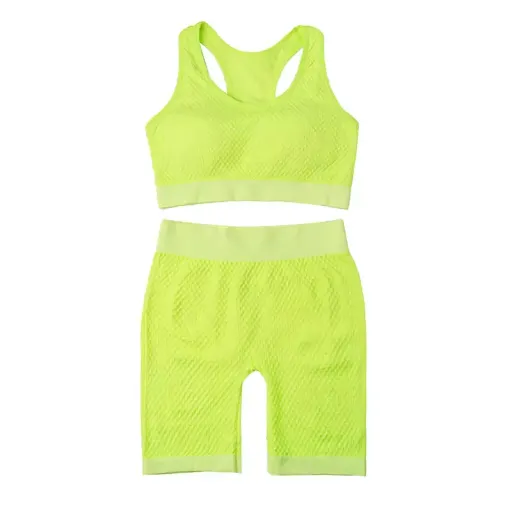 ست نیم تنه و شورت زنانه فانریپ کبریتی کاپ متحرک سایز فری گزینه ها صورتی