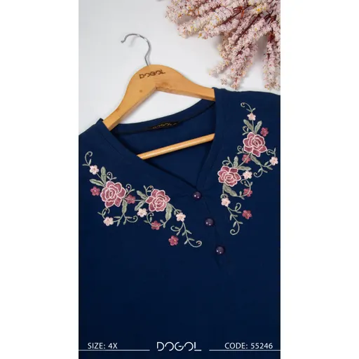 تیشرت گل دوزی شده 4XL