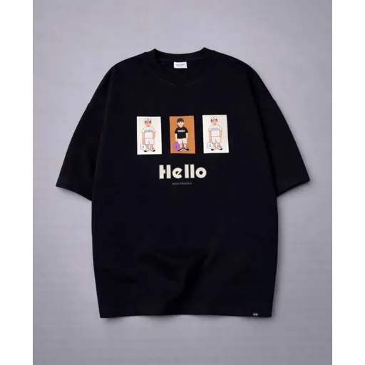 تیشرت hello مشکی