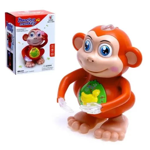 میمون رقصان موزیکال YJ TOYS YJ-3030 اسباببازی موزیکال کودکانه