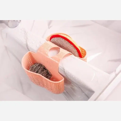 جا اسکاچی وسط سینک دنزی ( جا اسکاج 2 طرفه سینک).(جا اسکاچ) رنگ قهوه ای روشن(موکا)