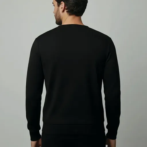 سویشرت مردانه مدل JK کد 87543 سایز مشکی - XXL