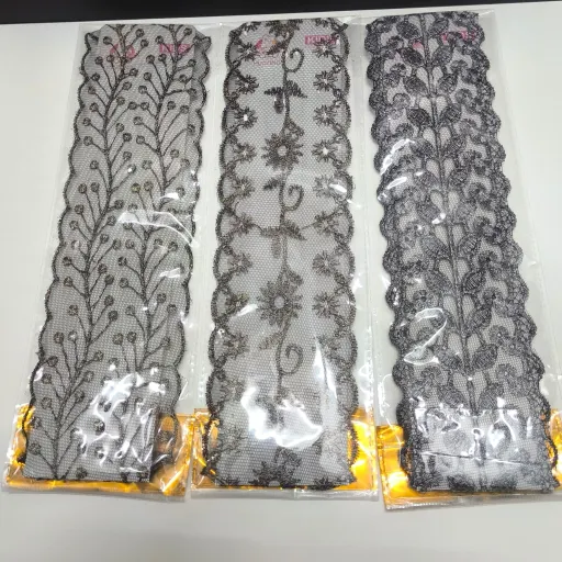 تل  هد پارچه ای کش دار طرح مشکی ستاره ای
