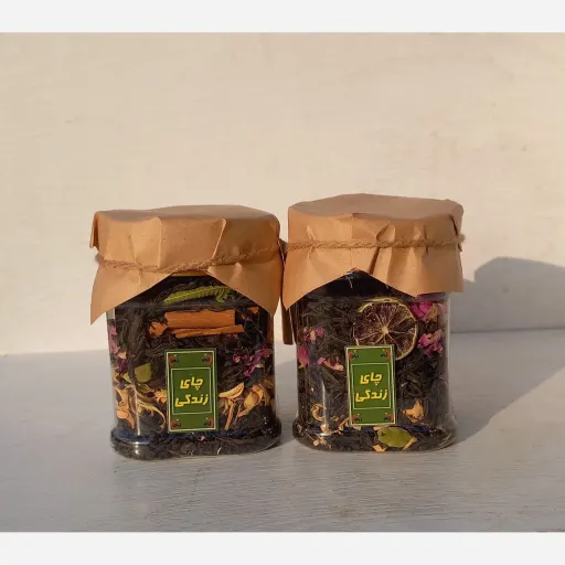 10 عدد چای زندگی مخلوط گیاهان معطر و دارویی 90 گرمی