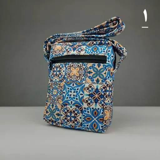 کیف دوشی مخمل طرح 2