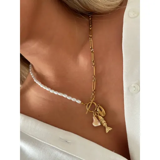 گردنبند چارم استیل