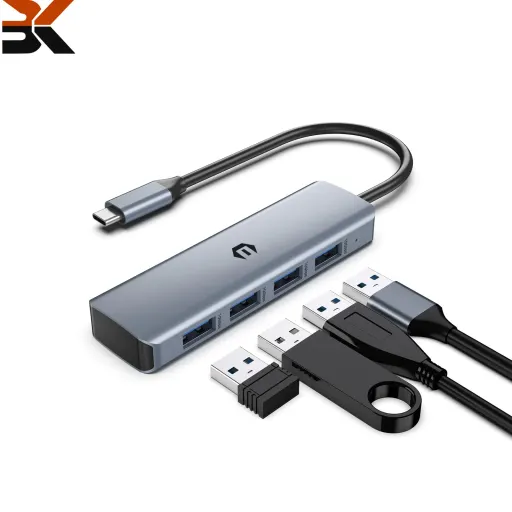 هاب 4 پورت USB-C برند Tymyp