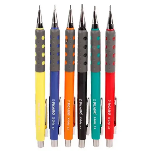 مداد نوکی 0.5 PICASSO مدل X-Grip در مداد قرمز