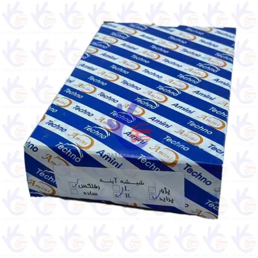 شیشه آینه پراید رفلکس با فریم پشتی راست    AMINI