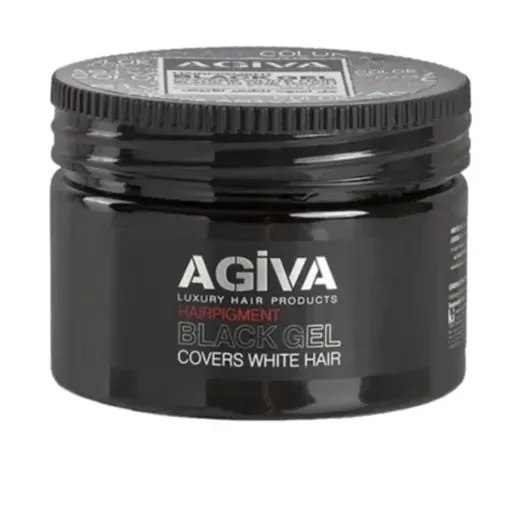 ژل موی سیاه آگیوا بلک ژل مدل HAIR PIGMENT حجم 250 میل